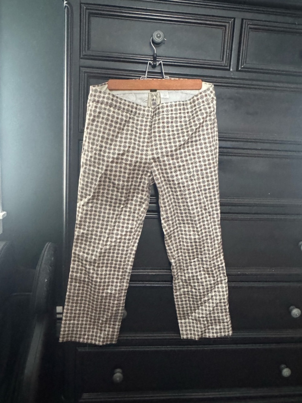 J. Crew Printed Cropped Pants